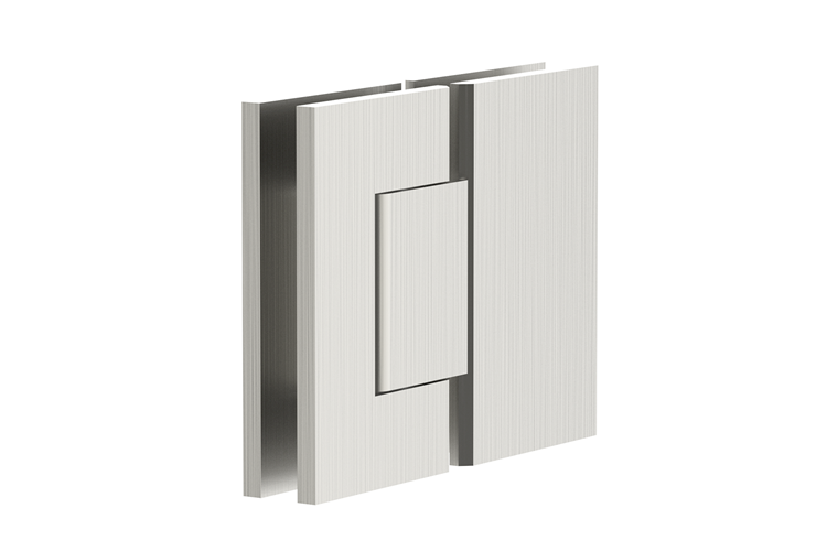 Shower Screen Hinge - Glass to Glass Chrome, Matte White, Matte Black,Brushed Nicke,BrushBrushed Brassed Copper,