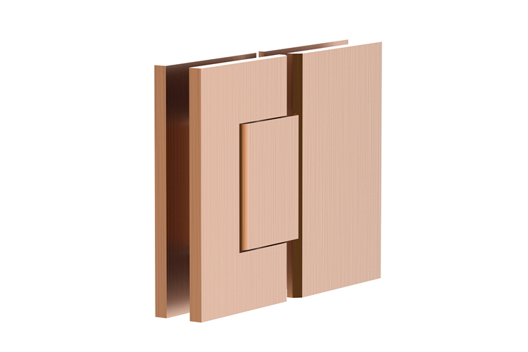 Shower Screen Hinge - Glass to Glass Chrome, Matte White, Matte Black,Brushed Nicke,BrushBrushed Brassed Copper,