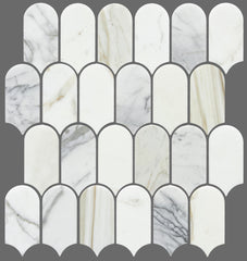 ARTEMIS CALACATTA GOLD FEATHER HONED 50X103