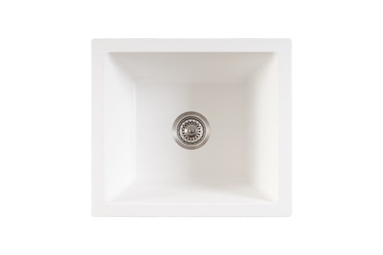 Bellevue Small Rectangular Sink Matte Black, Matte White