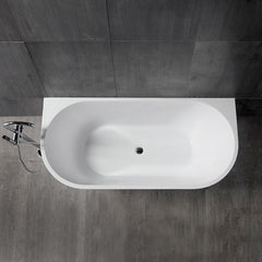 PERFECT Back to Wall Bath in Gloss White or Matte Black & SPA-BATH 1300,1400, 1500 AND 1700