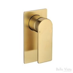 RESTA SHOWER FLICK MIXER IN CHROME, MATTE BLACK, BRUSHED NICKEL, GUNMETAL & BRUSHED GOLD