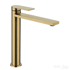 RESTA TALL BASIN MIXER IN CHROME, MATTE BLACK, BRUSHED NICKEL, GUNMETAL & BRUSHED GOLD