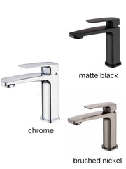 RAVO Basin Mixer in Chrome, Matt Black Brushed Nickel,