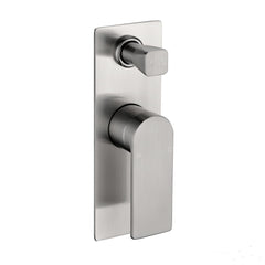 RESTA SHOWER FLICK MIXER WITH DIVERTER IN CHROME, MATTE BLACK, BRUSHED NICKEL, GUNMETAL & BRUSHED GOLD