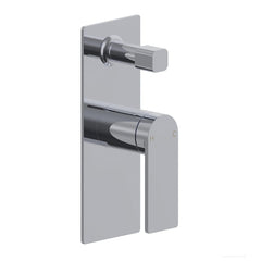 RESTA SHOWER FLICK MIXER WITH DIVERTER IN CHROME, MATTE BLACK, BRUSHED NICKEL, GUNMETAL & BRUSHED GOLD