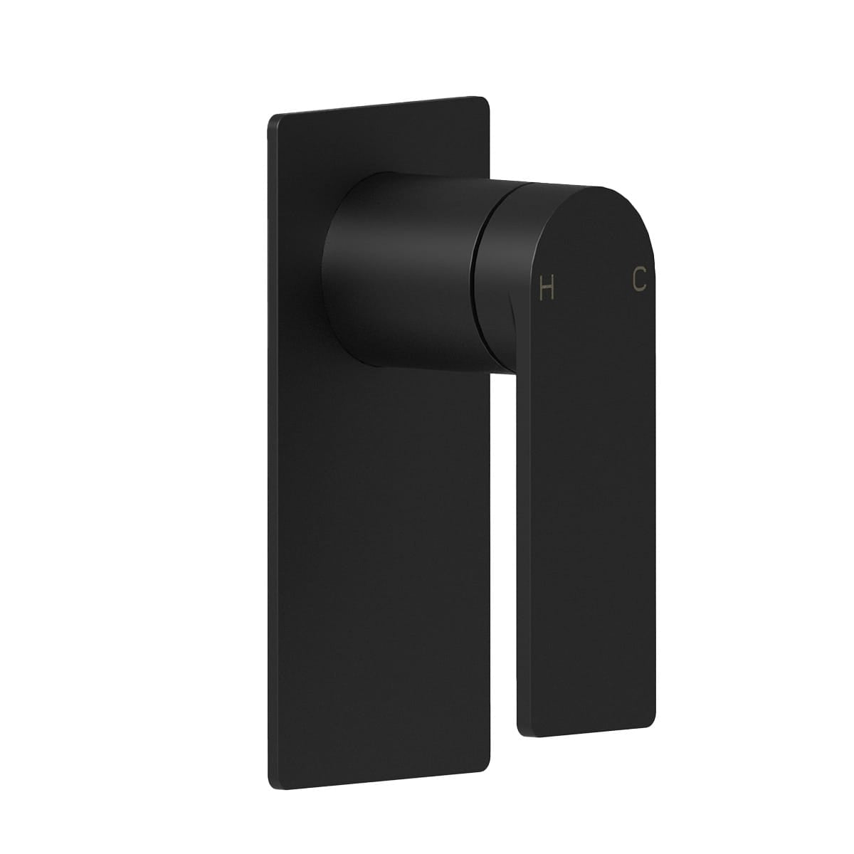 RESTA SHOWER FLICK MIXER IN CHROME, MATTE BLACK, BRUSHED NICKEL, GUNMETAL & BRUSHED GOLD