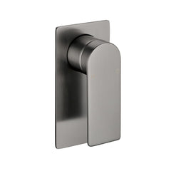 RESTA SHOWER FLICK MIXER IN CHROME, MATTE BLACK, BRUSHED NICKEL, GUNMETAL & BRUSHED GOLD