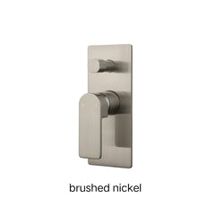LORES Wall Mixer With Diverter In Chrome Plated, Matte Black, Brushed nickel & Brushed gold