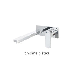 LORES Wall Basin Mixer In Chrome, Matte Black, Brushed Nickel & Brushed Gold