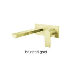 LORES Wall Basin Mixer In Chrome, Matte Black, Brushed Nickel & Brushed Gold