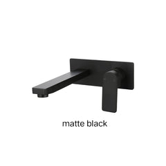 LORES Wall Basin Mixer In Chrome, Matte Black, Brushed Nickel & Brushed Gold