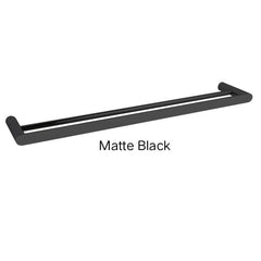 SUPERIA Single Or Double Towel Rail 600mm In Chrome, Matte Black, Matte Black & Chrome, Brushed Nickel, Brushed Gold & Gunmetal Grey