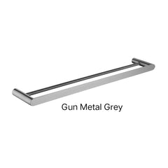 SUPERIA Single Or Double Towel Rail 600mm In Chrome, Matte Black, Matte Black & Chrome, Brushed Nickel, Brushed Gold & Gunmetal Grey