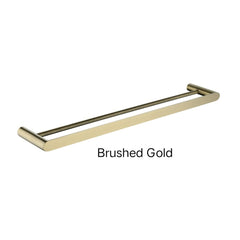 SUPERIA Single Or Double Towel Rail 600mm In Chrome, Matte Black, Matte Black & Chrome, Brushed Nickel, Brushed Gold & Gunmetal Grey