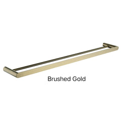 SUPERIA Single Or Double Towel Rail 800mm In Chrome, Matte Black, Matte Black & Chrome, Brushed Gold, Brushed Nickel & Gunmetal Grey