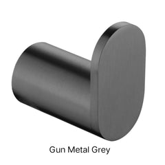 SUPERIA Round Robe Hook Chrome , Matte Black , Black & Chrome, High Gloss Black, Brushed Nickel , Brushed Gold & Gunmetal