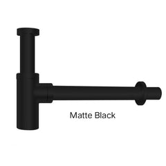 SUPERIA Square Or Round BottleTrap In Chrome, Matte Black, Brushed Gold, Brushed Nickel & Gunmetal Grey