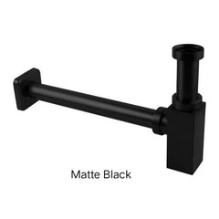SUPERIA Square Or Round BottleTrap In Chrome, Matte Black, Brushed Gold, Brushed Nickel & Gunmetal Grey