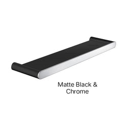 SUPERIA Towel Shelf In Chrome, Matte Black, Black & Chrome, Brushed Gold, Brushed Nickel & Gunmetal Grey