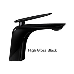 RELLINO Basin Mixer In chrome, Matte Black, High Gloss Black, Brushed Gold, Brushed Nickel & Gunmetal Grey