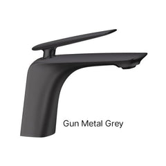 RELLINO Basin Mixer In chrome, Matte Black, High Gloss Black, Brushed Gold, Brushed Nickel & Gunmetal Grey