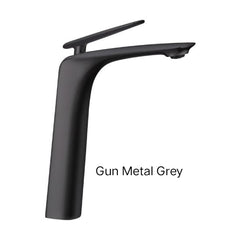 RELLINO Tall Basin Mixer In Chrome, Matte Black, High Gloss Black, Brushed Gold, Brushed Nickel & Gunmetal Grey