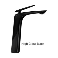 RELLINO Tall Basin Mixer In Chrome, Matte Black, High Gloss Black, Brushed Gold, Brushed Nickel & Gunmetal Grey