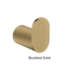 RELLINO Round Robe Hook Chrome , Matte Black , Black & Chrome , High Gloss Black , Brushed Gold , Brushed Nickel & Gunmetal
