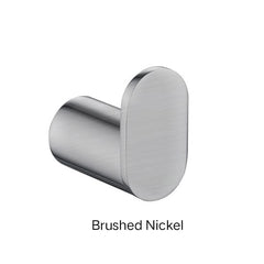 RELLINO Round Robe Hook Chrome , Matte Black , Black & Chrome , High Gloss Black , Brushed Gold , Brushed Nickel & Gunmetal