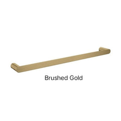 RELLINO Solid Brass Single Or Double Towel Rail 600mm In Chrome, Matte Black, Black & Chrome, High Gloss Black, Brushed Gold, Brushed Nickel & Gunmetal Grey
