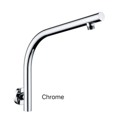 Centro Wall Mounted Shower Arm In Chrome, Matte Black, Brushed Gold, Brushed Nickel & Gunmetal Grey
