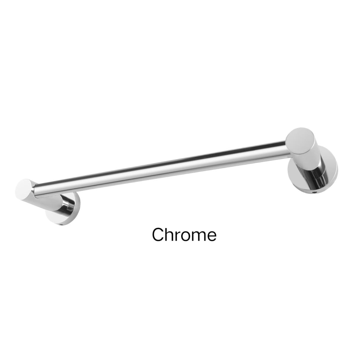 Pentro Hand Towel Ring In Chrome, Brushed Nickel & Gunmetal Grey-Chrome