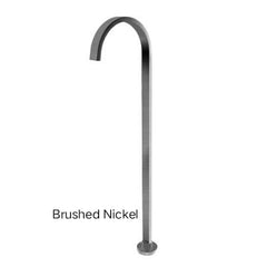 SUPERIA Square Stainless Steel Freestanding Bath Spout In Chrome, Matte Black, Brushed Gold, Brushed Nickel & Gunmetal Grey