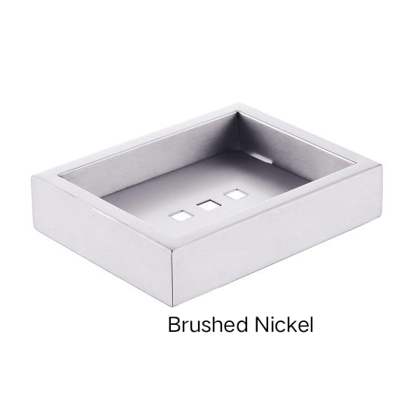 ZAVALLO Soap Dish Holder In Chrome, Matte Black, Brushed Gold & Brushed Nickel