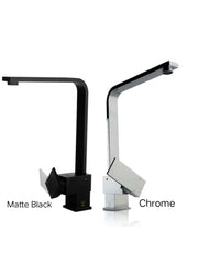 ZAVALLO Square Kitchen Sink Mixer In Chrome Or Matte Black
