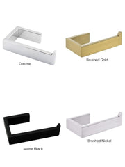 ZAVALLO Toilet Roll Holder In Chrome, Matte Black, Brushed Gold & Brushed Nickel