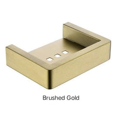 ZAVALLO Soap Dish Holder In Chrome, Matte Black, Brushed Gold, Brushed Nickel & Gunmetal