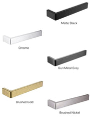 ZAVALLO Square Towel Ring 200mm In Chrome, Matte Black, Brushed Gold, Brushed Nickel & Gunmetal