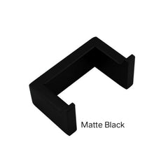 ZAVALLO Square Double Robe Hook In Chrome, Matte Black, Brushed Gold & Brushed Nickel