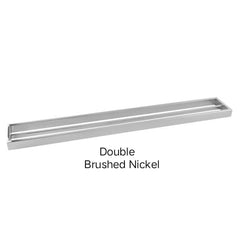 ZAVALLO Square Single Or Double Towel Rail 600mm In Chrome, Matte Black, Brushed Gold & Brushed Nickel