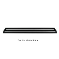ZAVALLO Square Single & Double Towel Rail 800mm In Chrome, Matte Black, Brushed Gold & Brushed Nickel