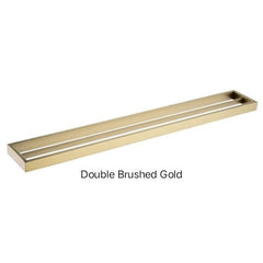 ZAVALLO Square Single & Double Towel Rail 800mm In Chrome, Matte Black, Brushed Gold & Brushed Nickel