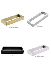ZAVALLO Square Towel Rail 200mm In Chrome, Matte Black, Brushed Gold & Brushed Nickel