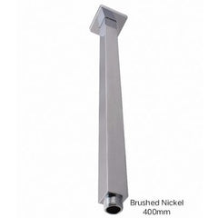 SUPERIA Square Ceiling Shower Arm 200mm Or 400mm In Chrome, Matte Black, Brushed Gold, Brushed Nickel & Gunmetal