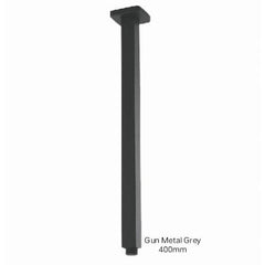 SUPERIA Square Ceiling Shower Arm 200mm Or 400mm In Chrome, Matte Black, Brushed Gold, Brushed Nickel & Gunmetal