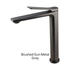 KUSHY Tall Basin Mixer In Chrome, Matte Black, Brushed Nickel & Brushed Gunmetal Grey