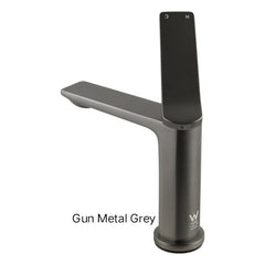 KUSHY Basin Mixer In Chrome, Matte Black, Brushed Nickel, Brushed Gunmetal Grey & Gunmetal Grey