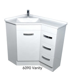 Corner 6090 Or 9060 Vanity-Cabinet Only