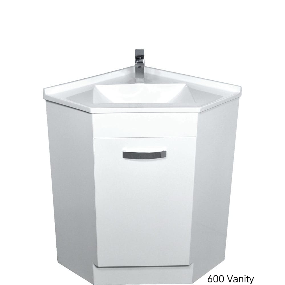 NITA Corner 600x600mm Vanity With Polymarble Top
